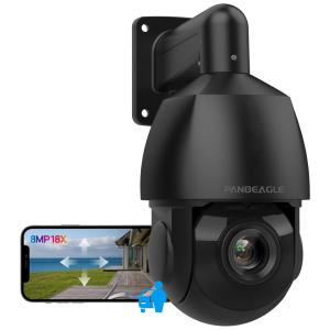 Câmera de Segurança IP PoE Amcrest 4MP com 33x de Zoom Motorizado e Detecção de Pessoas