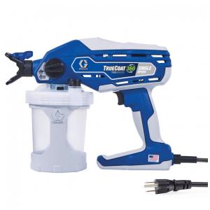 Pistola de Pintura Graco TrueCoat 360 Pulverizador de Tinta Elétrico, Velocidade Única, Com Fio, Capacidade de 1,89L, Ideal para Pintura
