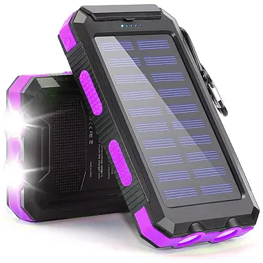 Powerbank Carregador Portátil 4 Painéis