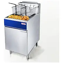Fritadeira a Gás Natural Profissional para até 34 KG, Aço Inoxidável, 170.000 BTU, KITMA