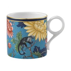 Caneca Elegante e Sofisticada com Tema de Natureza e Plantas, Material de Porcelana Fina e Capacidade de 290mL, Wedgwood 1057275, Colorida
