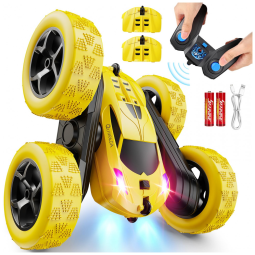 Carrinho RC Off Road 4WD - Controle Remoto 360° - Para Meninos de 6 a 12 Anos - Brinquedo de Acrobacias - Diversão Garantida!QUNREDA
