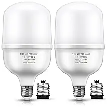 Lâmpada 300W, 3400 Lumens, 3000K Branca com Base E39, 6 Unidades, L LOHAS LED NL002 02W30 E26 6, Amarelo