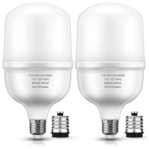 Lâmpada 300W, 3400 Lumens, 3000K Branca com Base E39, 6 Unidades, L LOHAS LED NL002 02W30 E26 6, Amarelo