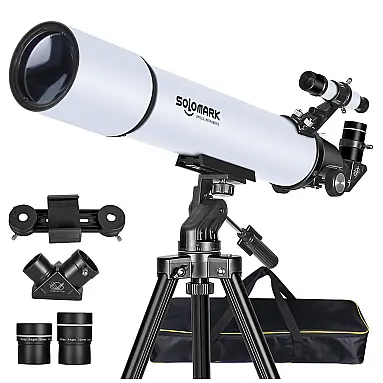 Telescópio Refrator Profissional 80mm: Para
