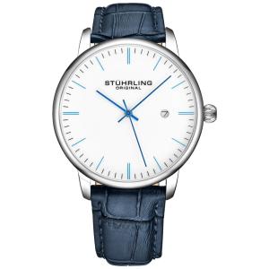 Relógio Masc 3997Z, Analógico Com Data, Prova D 50m, STUHRLING 3997Z.3, Azul