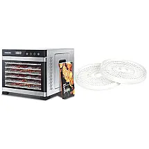 Desidratador de Alimentos COSORI Aço Inoxidável 6 Bandejas 6.48ft² 600W 240V