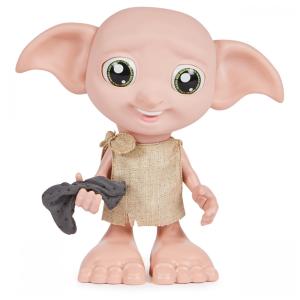 Boneco Elfo Dobby Mágico Interativo Harry Potter com com Meia, Mais de 30 Sons e Frases para Crianças Acima de 6 Anos, Wizarding World