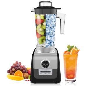 Liquidificador Profissional 2,1L com 6 Predefinições e 9 Velocidades, 110V 1300W, Bathivy, Preto