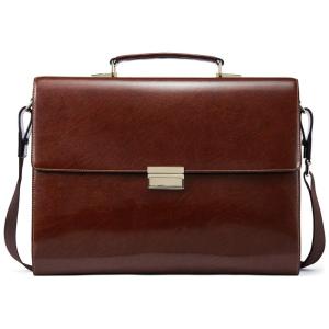 Homens s Maleta De Couro Do Vintage Bloqueio 15.6 polegada Advogado Laptop Attache Case Messenger Bag, BOSTANTEN