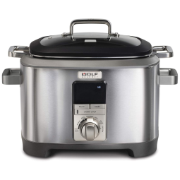 Panela Elétrica 6 em 1 Programável, Capacidade 7L, Aço Inoxidável, 110v, WOLF GOURMET WGSC120SR, Prateado