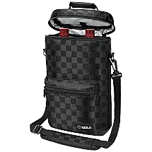 Bolsa Térmica Para Transporte de Vinhos até 2 Garrafas, OPUX, Preto