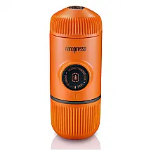 Mini Cafeteira Portátil Manual 18 Bar 100 mL, WACACO NANOPRESSO ORANGE FBA, Laranja