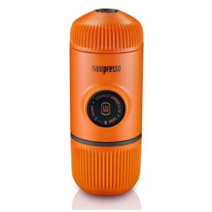 Mini Cafeteira Portátil Manual 18 Bar 100 mL, WACACO NANOPRESSO ORANGE FBA, Laranja