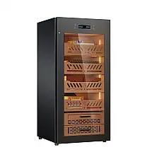 Umidor Elétrico para Charutos YohTron YC88L 88 Litros Cedro Espanhol Preto