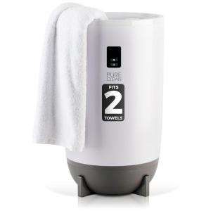 Aquecedor de Toalha Elétrico até 2 Toalhas com Desligamento Automático, Temporizador Integrado para 15-60 minutos e Anel de LED