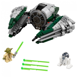 Star Wars 75168 Kit de Construção Jedi Starfighter com 262 Peças, LEGO 6174896, Cinza