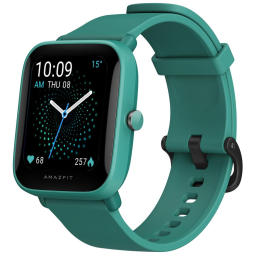 Amazfit Relógio Smartwatch Esportivo, à Prova dÁgua c, Monitoramento Respiratório e Rastreador Físico, para Iphone e Android, Verde
