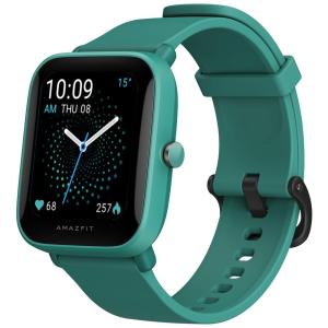 Amazfit Relógio Smartwatch Esportivo, à Prova dÁgua c, Monitoramento Respiratório e Rastreador Físico, para Iphone e Android, Verde