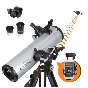 Telescópio Celestron StarSense Explorer DX 130AZ com App, Ajuda a Localizar Estrelas, Planetas e mais,Refletor Newtoniano de 130mm.
