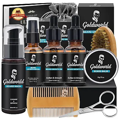 Kit para Barba Profissional Portátil