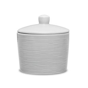 Pote para Açúcar de Cerâmica com Estilo Clássico e Capacidade de 155 gramas, Noritake, Cinza