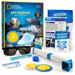 Kit Infantil National Geographic Blue Marble Multicolorido Completo Dez Missões Acessórios STEM Oito Anos Acima