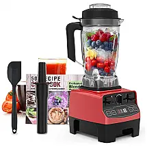 Liquidificador de Bancada 2 L com 8 Velocidades Ajustáveis, 110V 2000W, GSRDT, Vermelho