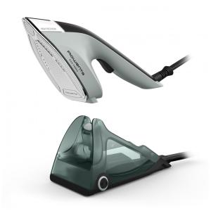 Ferro e Vaporizador de Roupas 2 em 1 Rowenta Duo Force, 1700W, Base de Aço Inoxidável, Ultraleve, Reservatório de Água, Verde