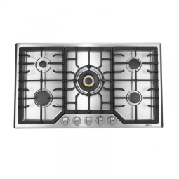 Cooktop a gás 91cm Robam inox 5 queimadores latão mesa selada queimador tri ring 20000 BTU conversível GN GLP 110V