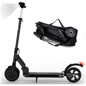 Patinete Elétrico Dobrável para Adultos até 32 km por hora, com 3 Velocidades, 350W, EVERCROSS EV08E, Cinza