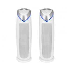 Purificador de Ar com Filtro HEPA 3 em 1 e 4 Velocidades, Cobertura 69 m2, 2UN, 110V, GermGuardian, Branco