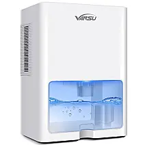 Desumidificador para Grandes Ambientes 4L até 490 m2 com Desligamento Automático, 110V, VANSU, Branco
