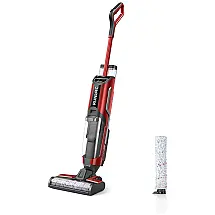 Aspirador de Pó sem Fio, até 60 min, 4900mAh, 0.55L, RUNVAC RVVC001, Vermelho