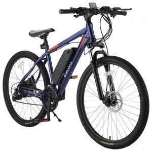 Elecony Bicicleta Elétrica Motorizada 21 Velocidades e 3 Modos, 350W, Azul