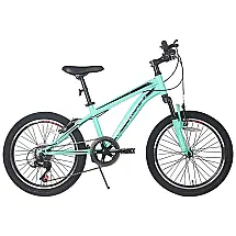 COEWSKE Bicicleta Infantil com 6 Velocidades para 6 a 10 anos, Verde