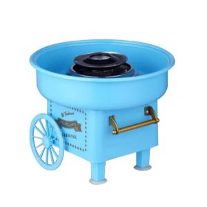Mini Máquina de Algodão Doce Elétrica Vintage, 110V, Ltrotted, Azul