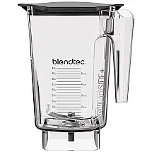 Clear WildSide Lâmina Jarra 1,3 Litros Tampa Dura, BLENDTEC 40 630 62, Preto