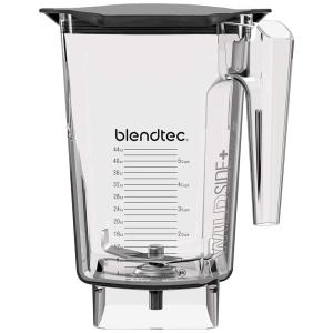 Clear WildSide Lâmina Jarra 1,3 Litros Tampa Dura, BLENDTEC 40 630 62, Preto