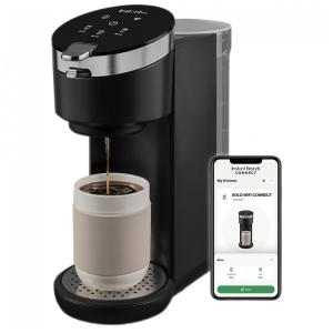 Máquina de Café 1,1L com APP para Celular e 3 Tamanhos de Preparação, 110V 1000W, Instant, Preta