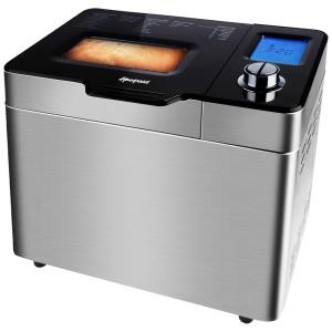 Panificadora 25 Predefinições 3 Tamanhos Display LCD, 110v, HOEPAID, Prateado