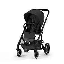 Carrinho de Bebê para Passeio com Posições Reclináveis e Guidão de Couro Sintético Ajustável para 6 meses ou mais, CYBEX 521001537, Azul Aço
