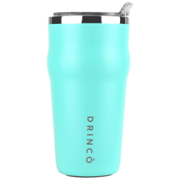 Copo Térmico 600 mL para Cerveja, Café com Isolamento a Vácuo, DRINCO, Preto