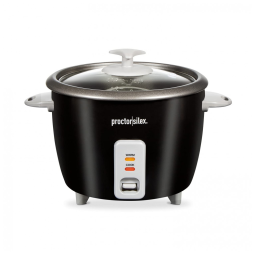 Panela de Arroz Elétrica até 16 Xícaras Cozidas Aço Inoxidável 500W, 110v, PROCTOR SILEX 37527, Preto