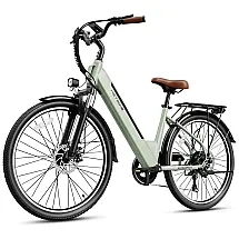 Bicicleta Elétrica Heybike Cityscape 2.0, Motor 500W (Pico 1000W), 80 km Autonomia, 38 km/h, Bateria 468Wh Removível, Rodas 26", Suspensão