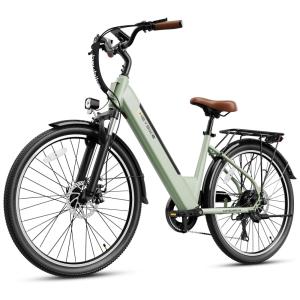 Bicicleta Elétrica Heybike Cityscape 2.0, 500W Motor de Pico 1000W, 80 km de Alcance, 38 km/h, Bateria Removível 468Wh, Rodas 26"