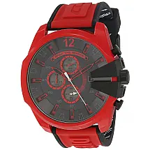Relógio Masculino Analógico Quartzo, Silicone, DIESEL DZ4526, Vermelho
