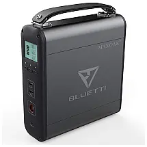 Estação de Energia Portátil 200W Saída USB 110V AC 12V DC 5V2.5A , 9V2A , 12V1.5A, Max.40W 3,5kg
