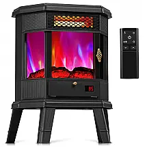 Lareira Elétrica RealSmart 40x55cm 1500W Chamas 3D Infravermelho Portátil 110V