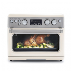 Forno Elétrico com Função Airfryer, 13 Predefinições e Interior Antiaderente, 110V 1800W, GreenPan, Creme